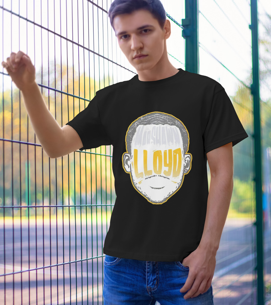 MarShawn Lloyd Face Illustration Football Packers Influence T-Shirt