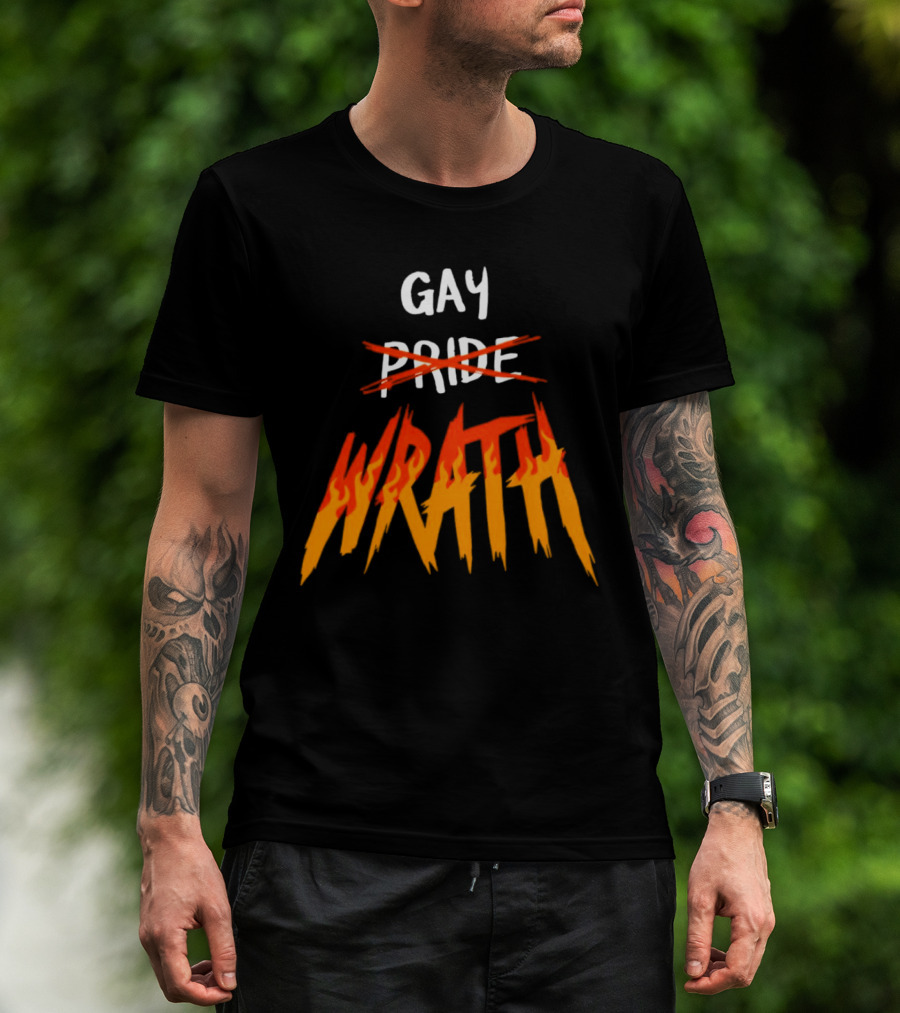 Mars Heyward Gay Pride Wrath T-Shirt