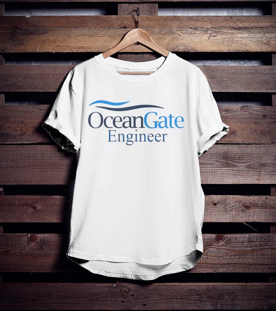 OceanGate Engineer Blue Wave Emblem T-Shirt