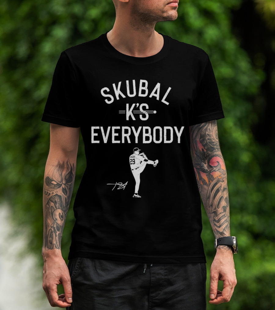 Skubal K's Everybody Number 29 Pitcher Stance T-Shirt