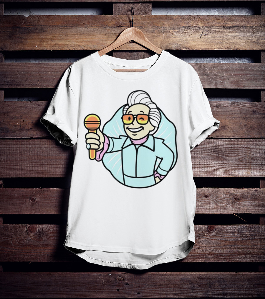 Vault Boy Elvis Microphone T-Shirt