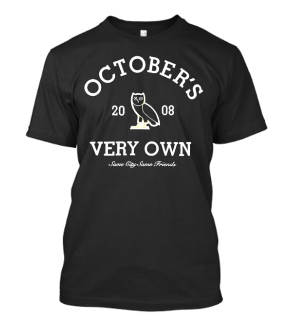 October's Very Own 2008 Owl Icon Same City Same Friends T-Shirt