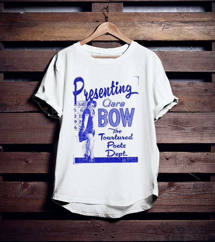 Presenting Clara Bow The Tortured Poets Dept T-Shirt