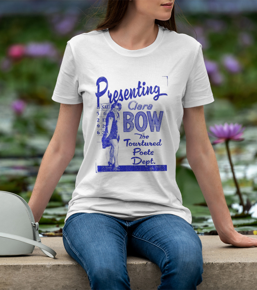 Presenting Clara Bow The Tortured Poets Dept T-Shirt