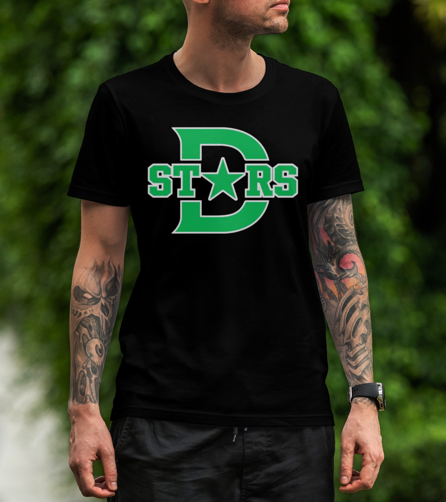 Dallas Stars NHL Hockey Team Logo ST★RS D T-Shirt