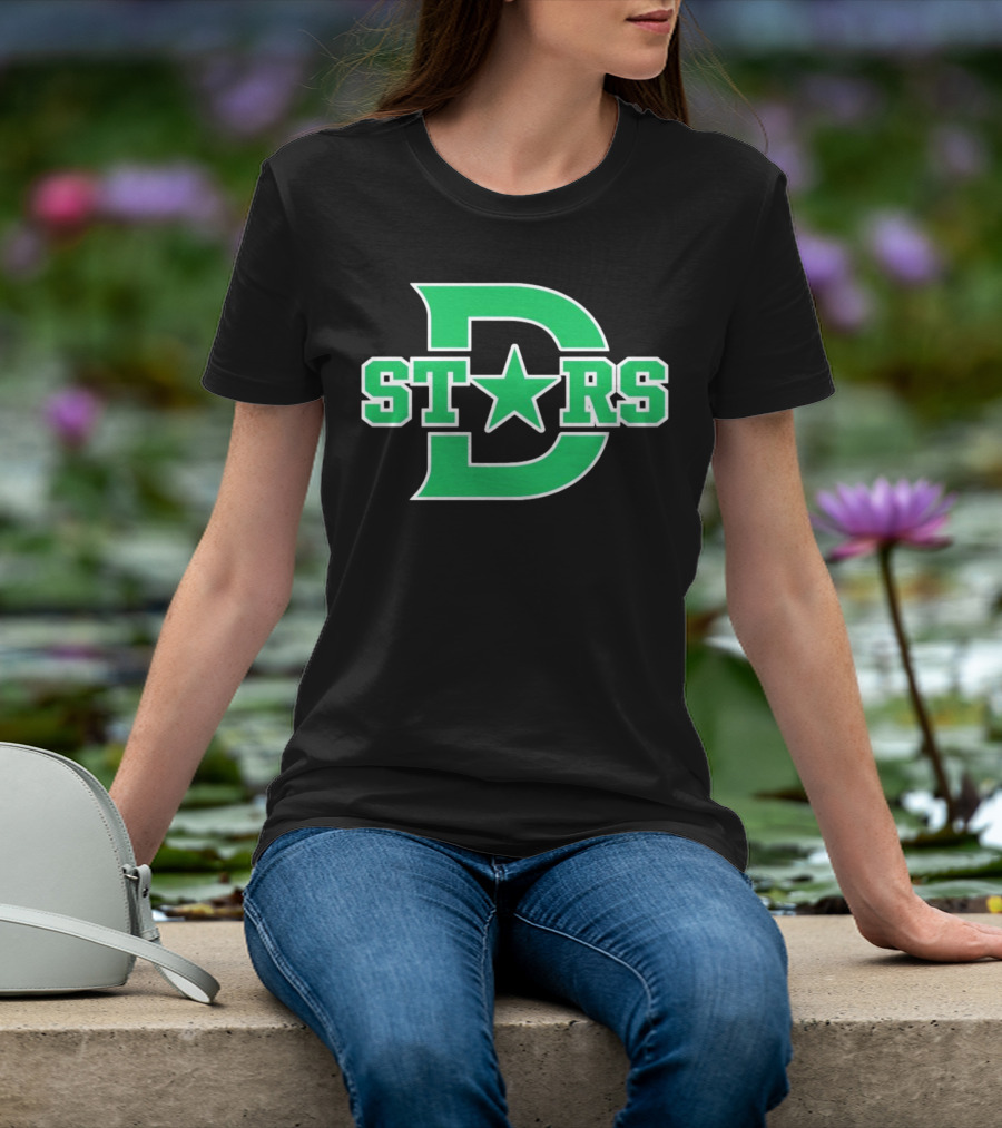 Dallas Stars NHL Hockey Team Logo ST★RS D T-Shirt