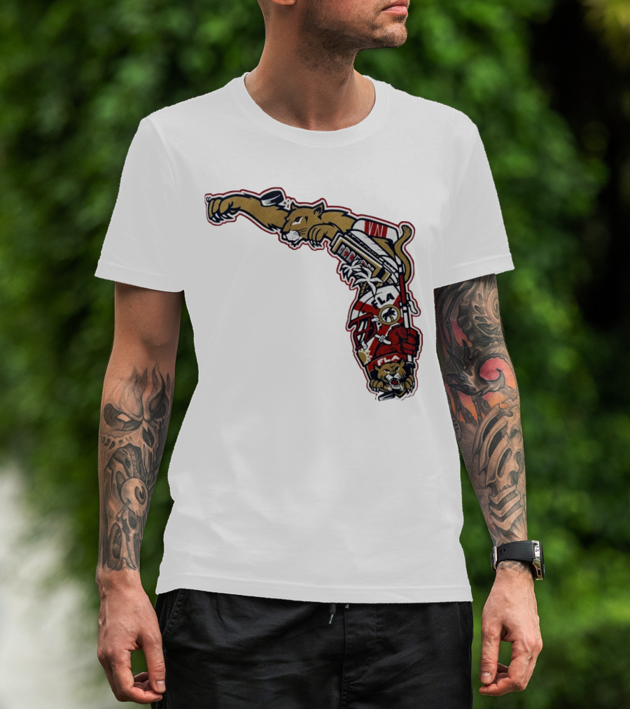 Florida Panthers Let's Hunt State Hockey T-Shirt
