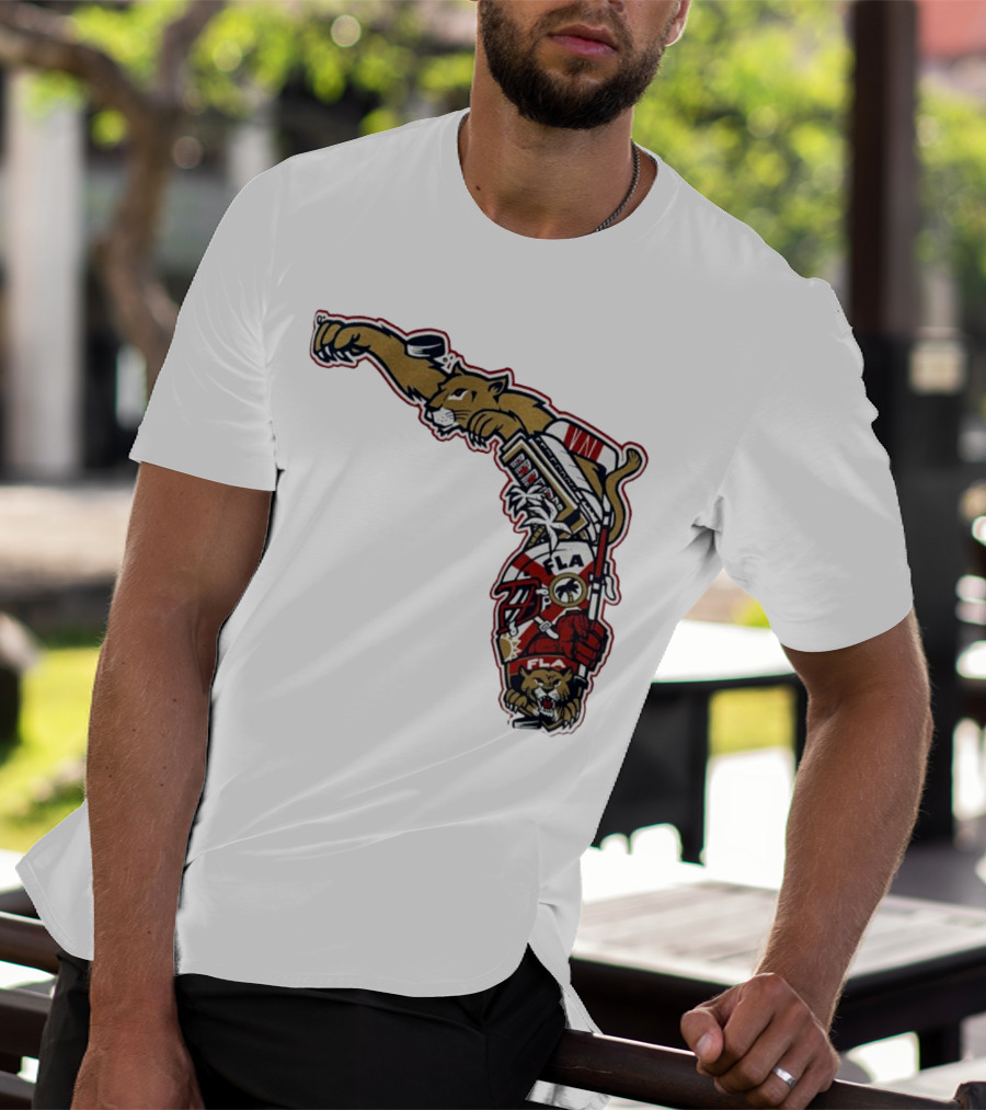 Florida Panthers Let's Hunt State Hockey T-Shirt