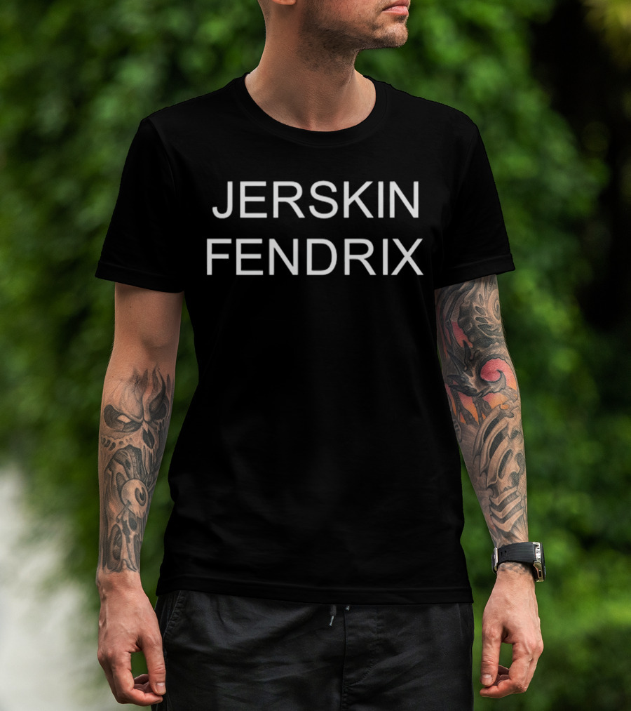Jerskin Fendrix Bold Capitalized White Lettering T-Shirt
