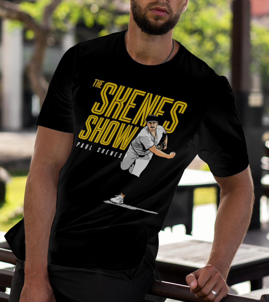 The Skenes Show Paul Skenes Pittsburgh Pirates Pitching Action T-Shirt