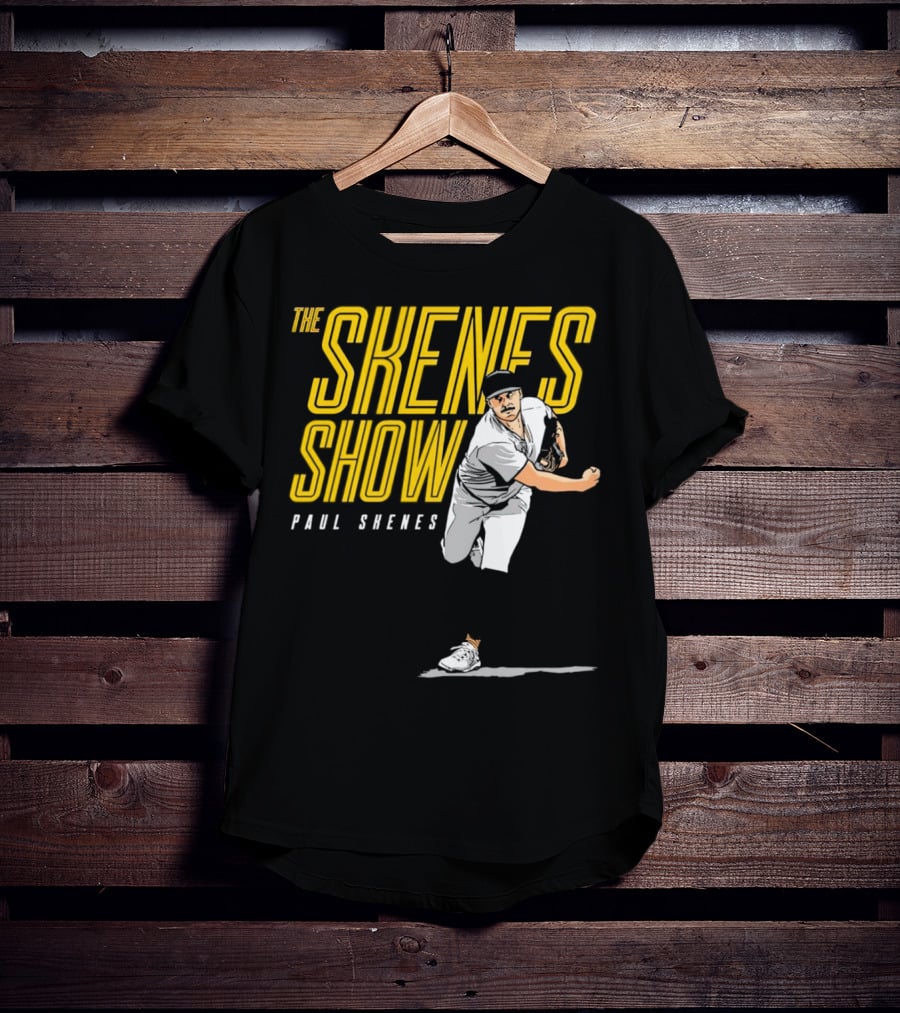 The Skenes Show Paul Skenes Pittsburgh Pirates Pitching Action T-Shirt