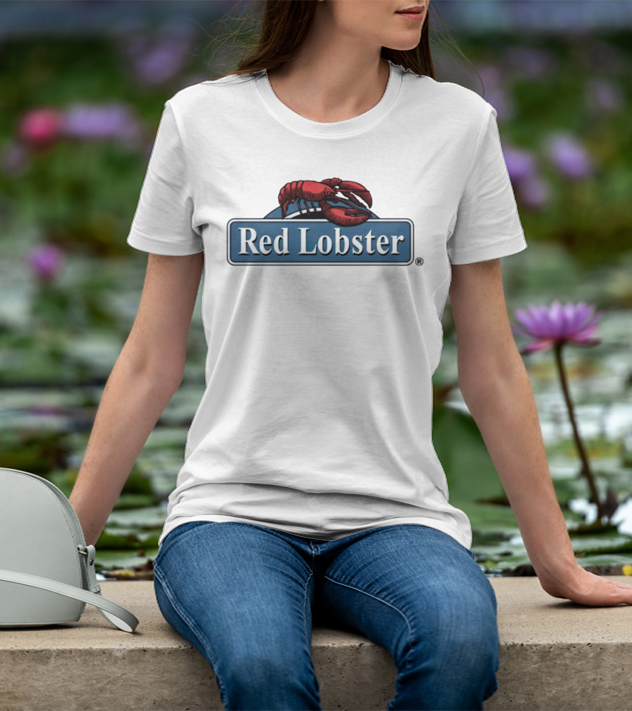 Red Lobster Seafood Restaurant Logo Emblem T-Shirt