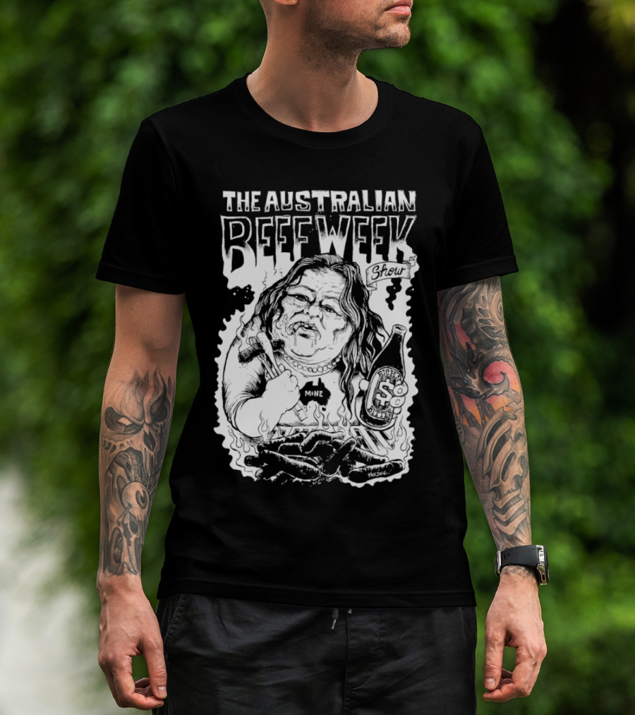 The Australian Beefweek Show Mine Beer And Sausages T-Shirt