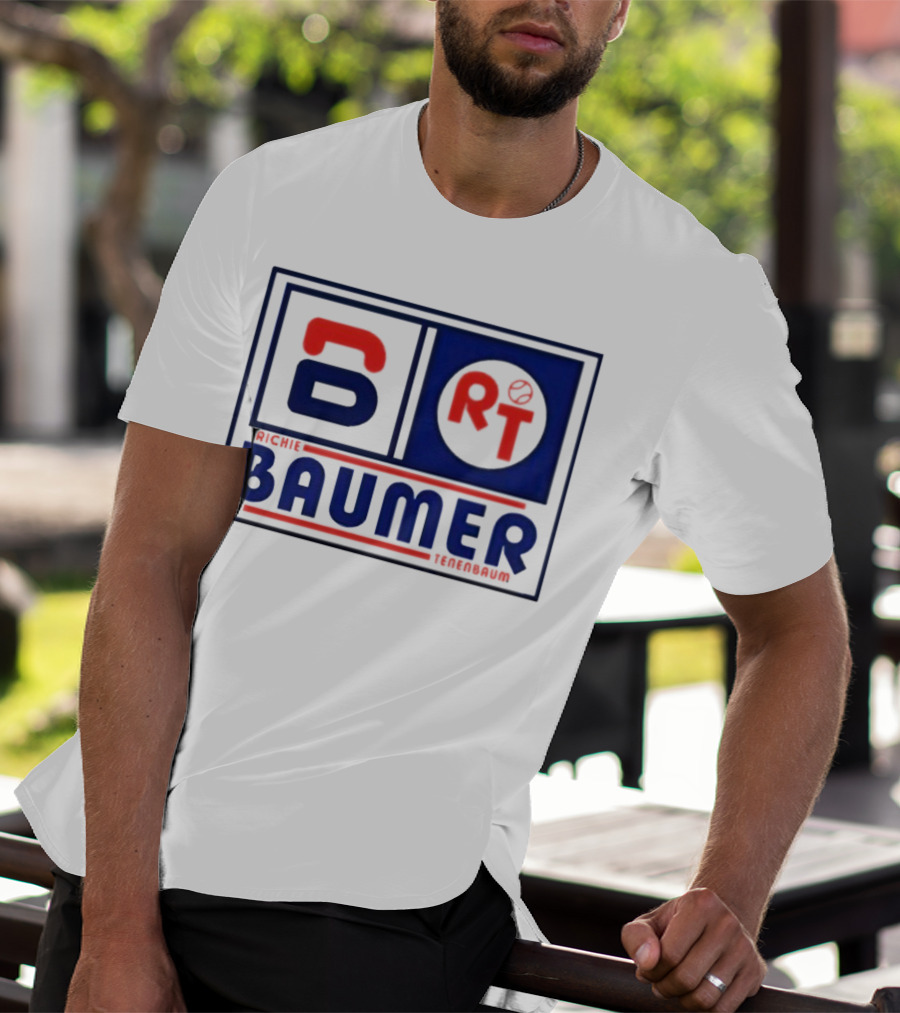 Richie Baumer Tenenbaum Tennis Emblem RT T-Shirt