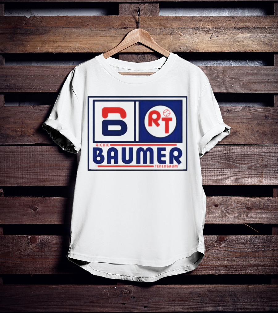 Richie Baumer Tenenbaum Tennis Emblem RT T-Shirt