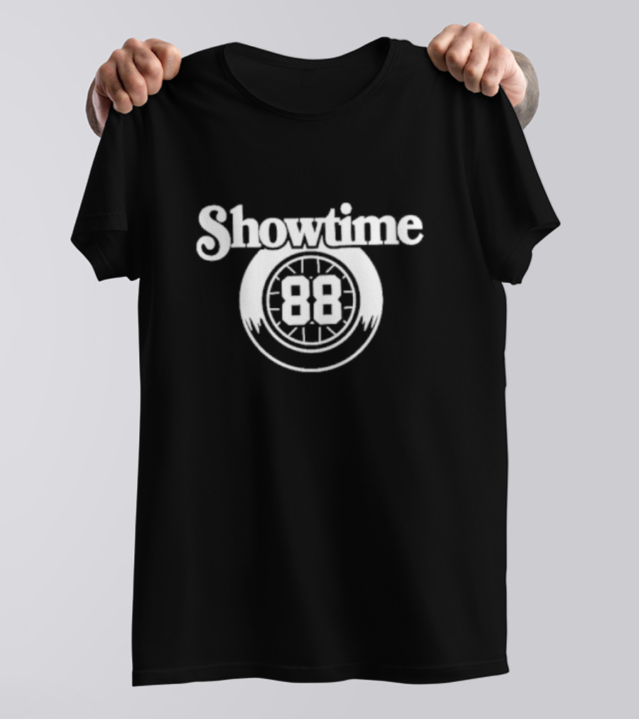 Detroit Red Wings Showtime 88 Clock T-Shirt