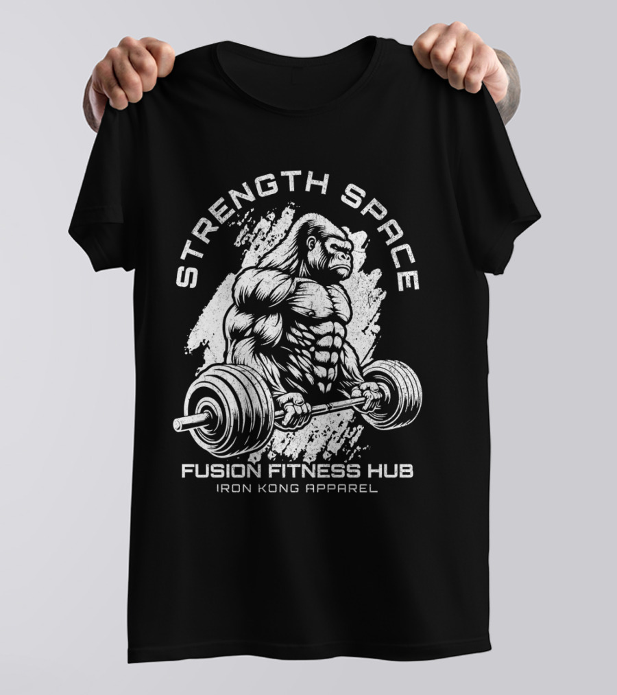 Strength Space Fusion Fitness Hub Iron Kong T-Shirt