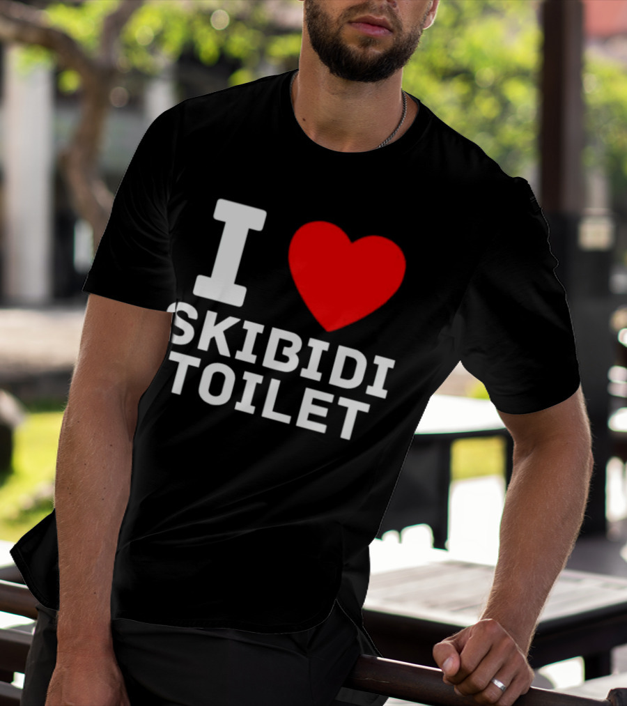 I Love Skibidi Toilet T-Shirt