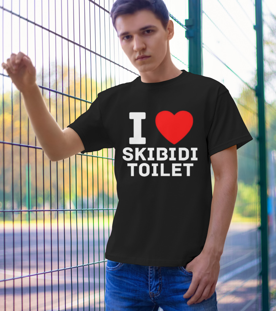 I Love Skibidi Toilet T-Shirt