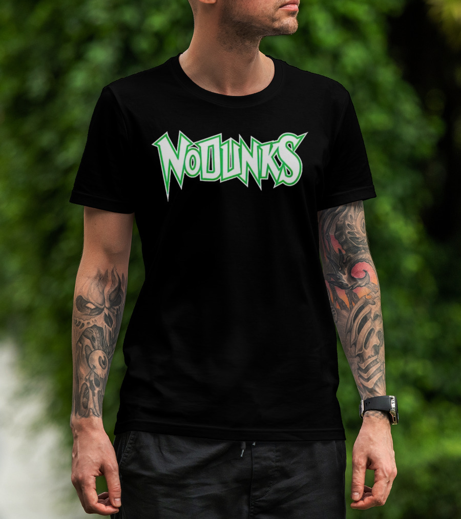Minnesota Timberwolves No Dunks Bold Green Text T-Shirt