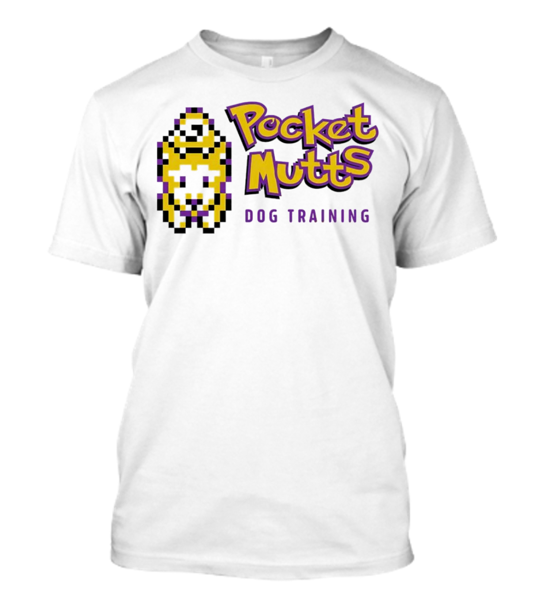 Pocket Mutts Dog Training Pixel T-Shirt