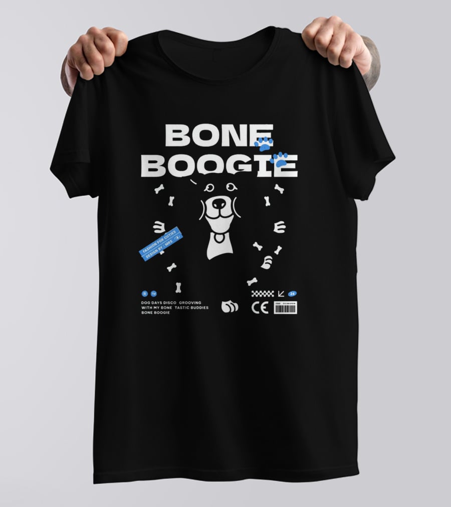 Bone Boogie Dog Days Disco Grooving With My Bone Tastic Buddies T-Shirt