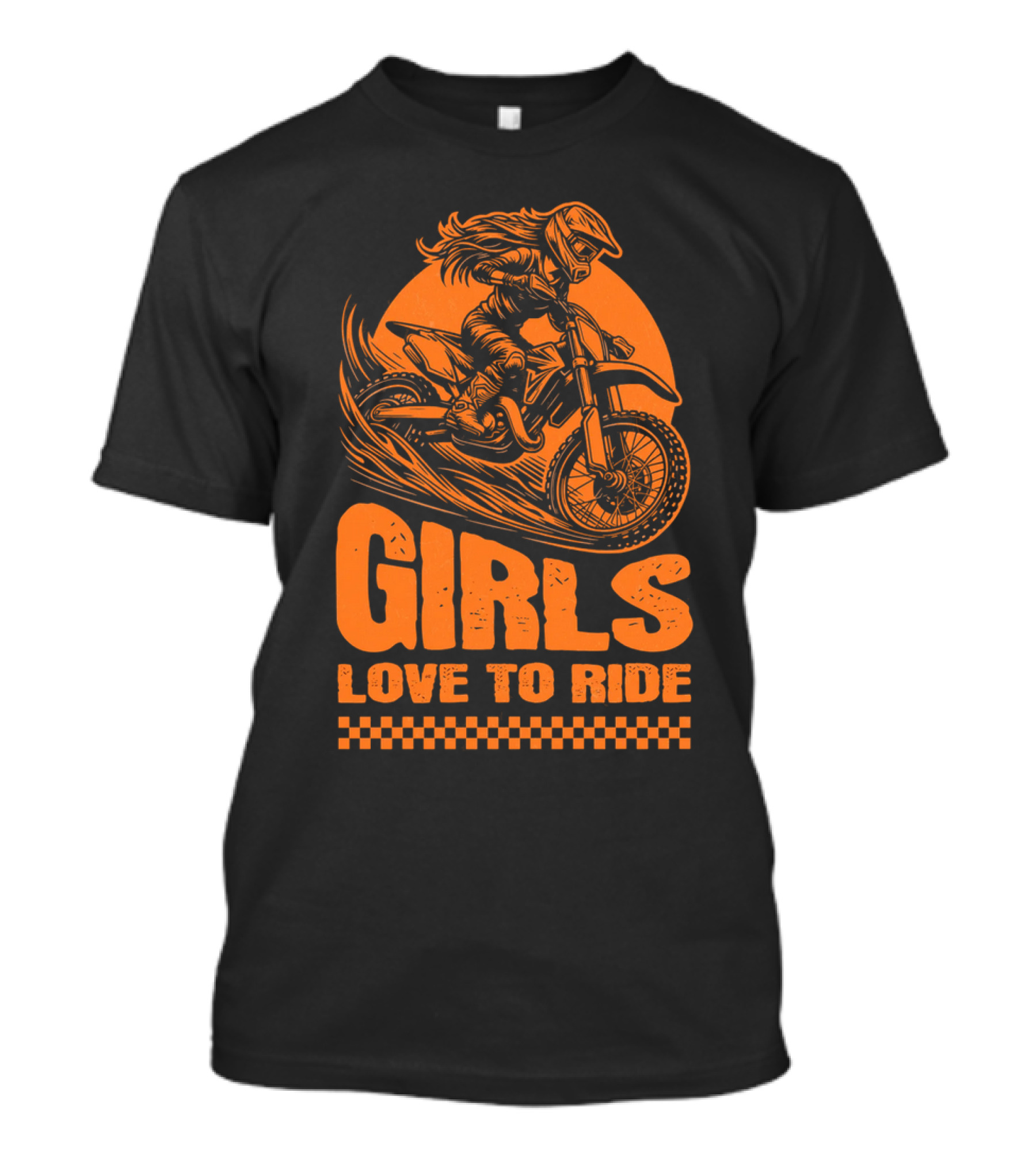 GIRLS LOVE TO RIDE Motocross Adventure T-Shirt