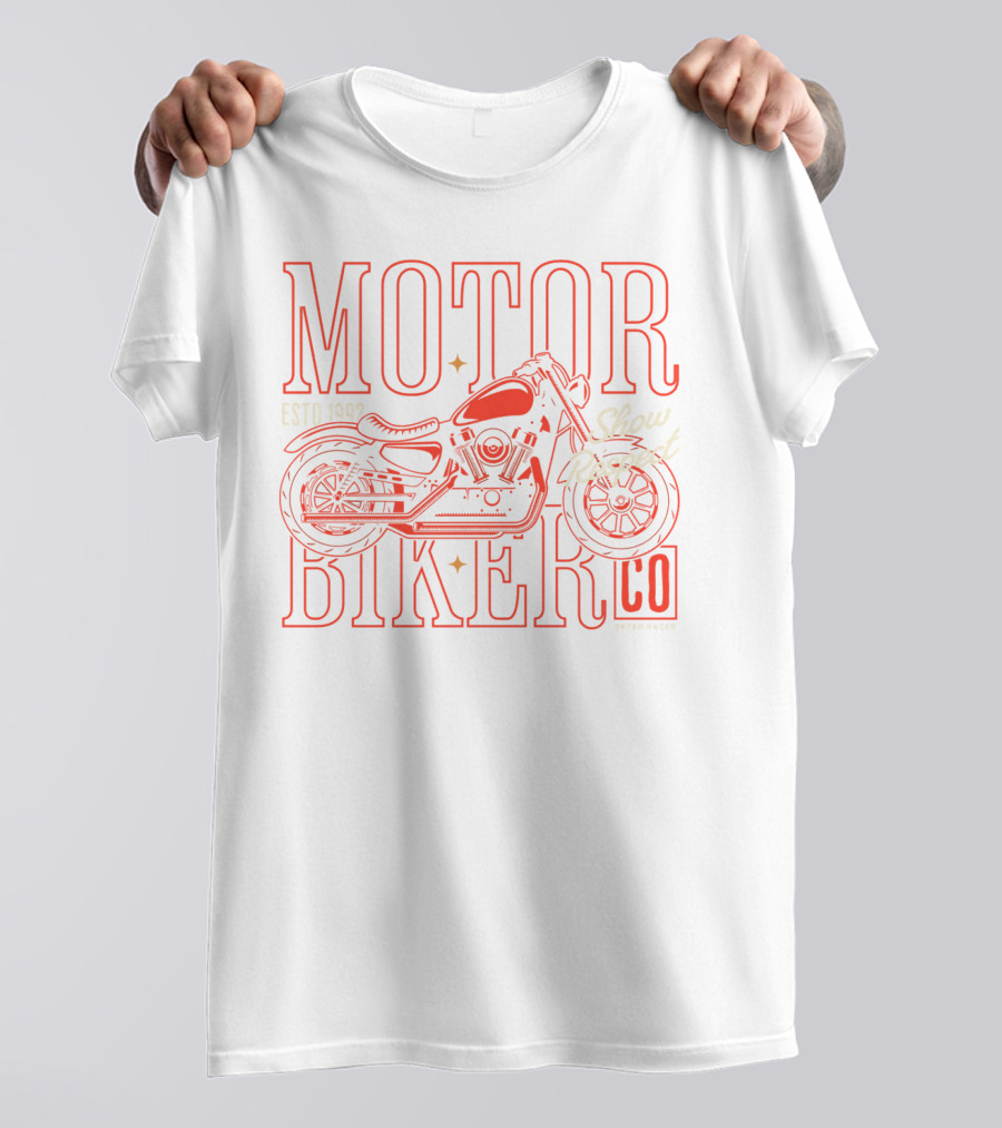 Motor Biker Club Estd 1992 Show Respect Co Speed Racer T-Shirt
