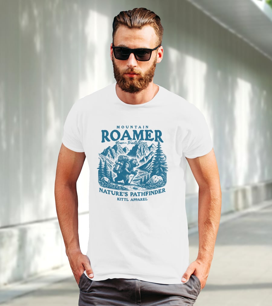 MOUNTAIN ROAMER BEAR TRAILBLAZER NATURE'S PATHFINDER KITTl T-Shirt