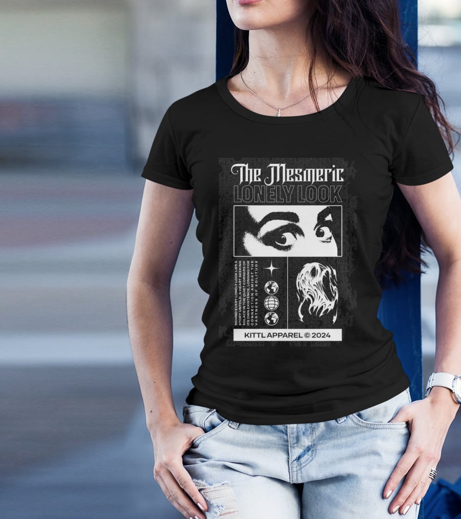 The Mesmeric Lonely Look Kittl Apparel © T-Shirt