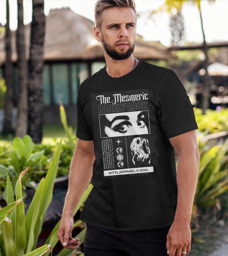 The Mesmeric Lonely Look Kittl Apparel © T-Shirt
