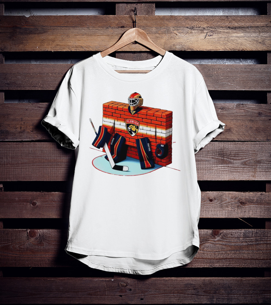 Florida Panthers Brick Wall Goalie Bod T-Shirt