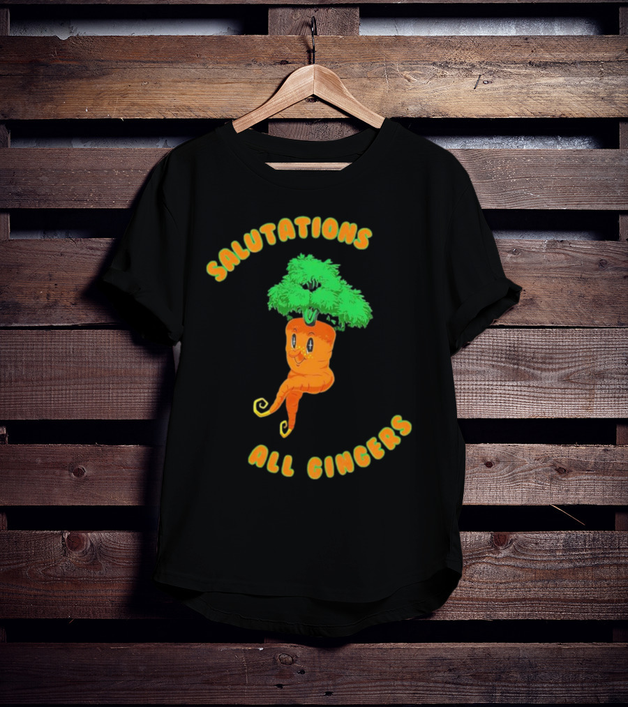 Salutations All Gingers Happy Carrot T-Shirt