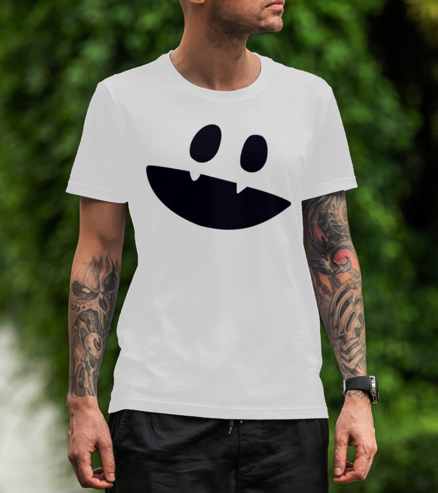 Jack Frost Persona Black Smiley Face T-Shirt