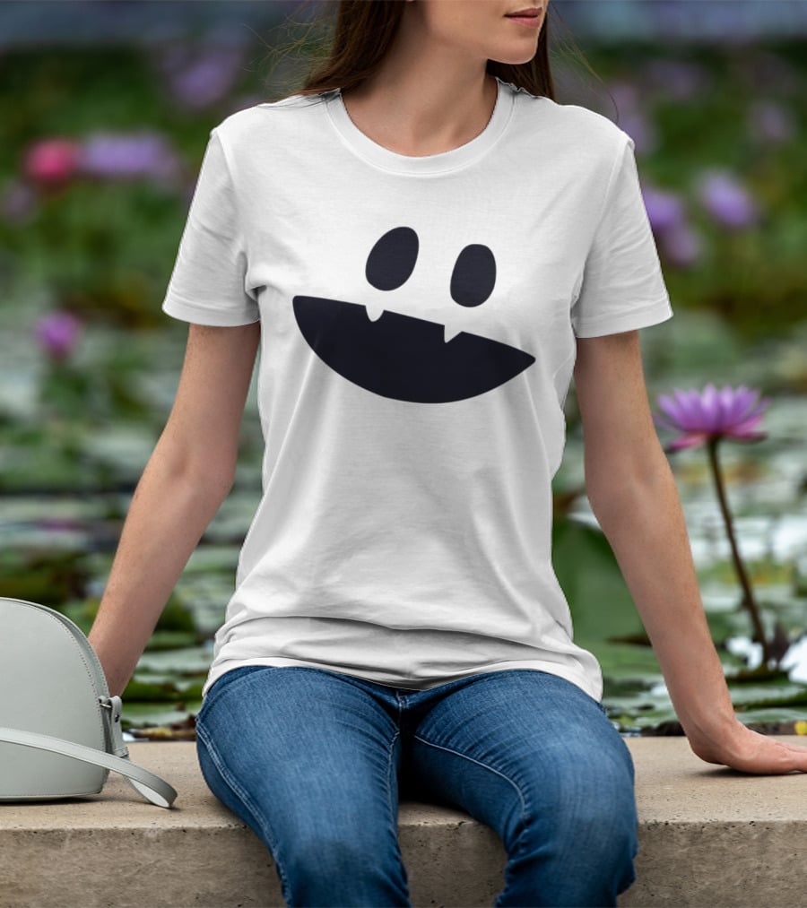 Jack Frost Persona Black Smiley Face T-Shirt