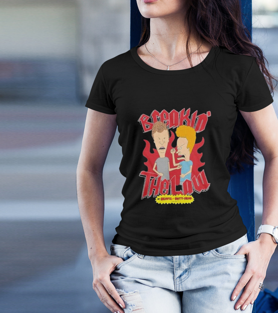 Beavis And Butt-Head Breakin The Law T-Shirt