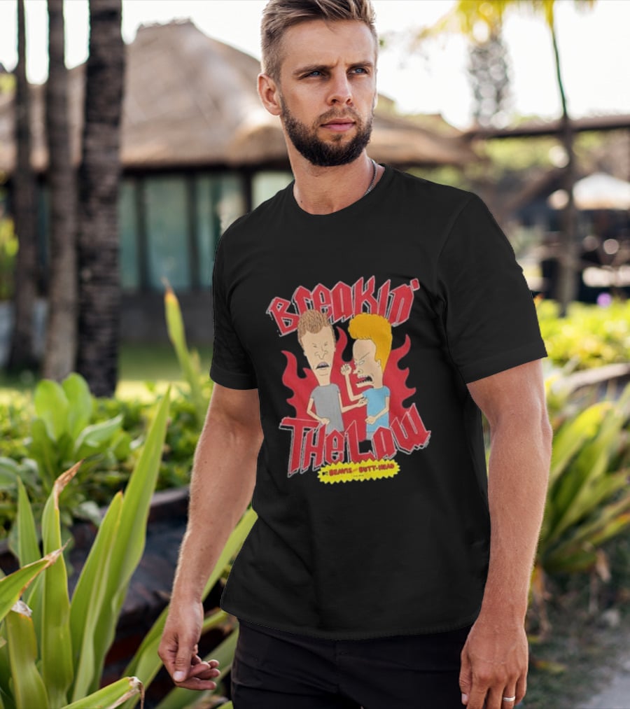 Beavis And Butt-Head Breakin The Law T-Shirt