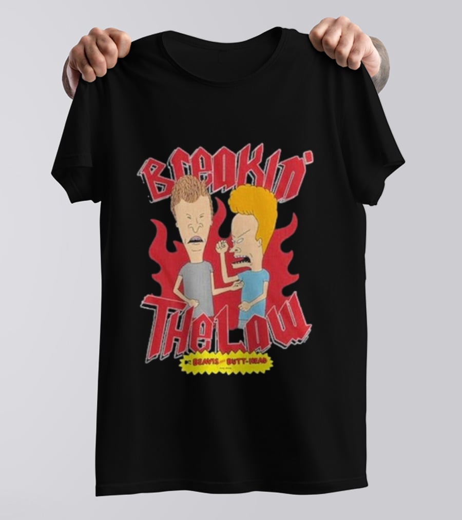 Beavis And Butt-Head Breakin The Law T-Shirt