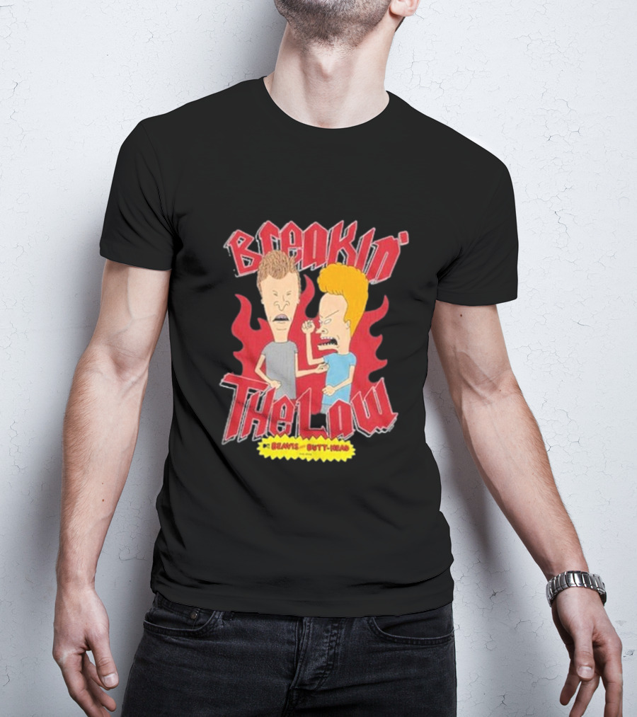 Beavis And Butt-Head Breakin The Law T-Shirt