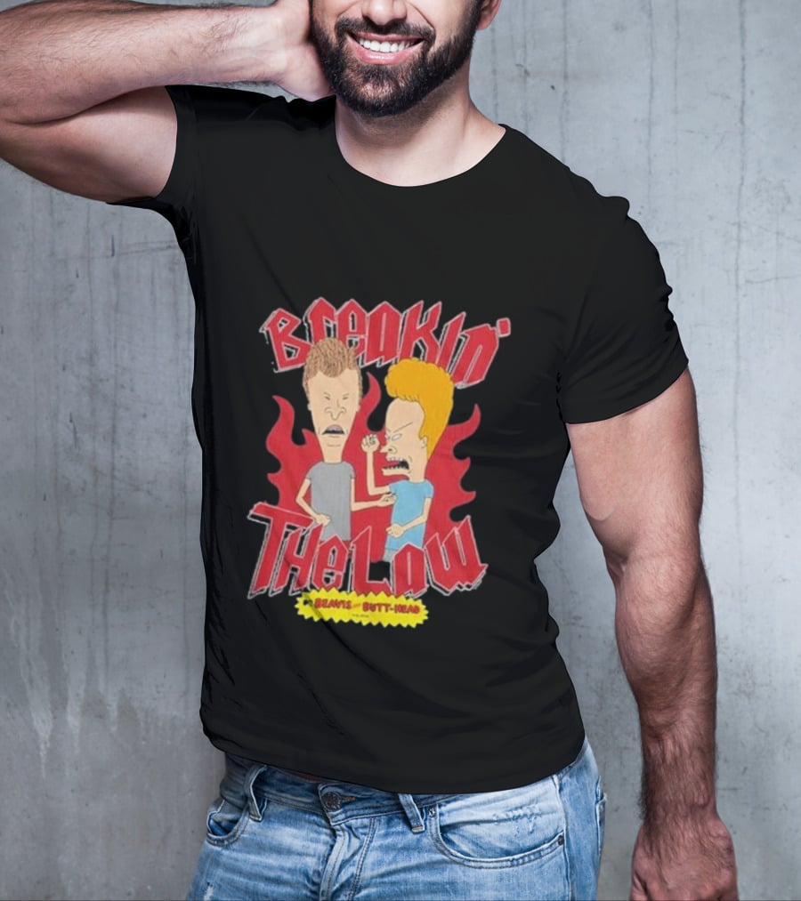 Beavis And Butt-Head Breakin The Law T-Shirt