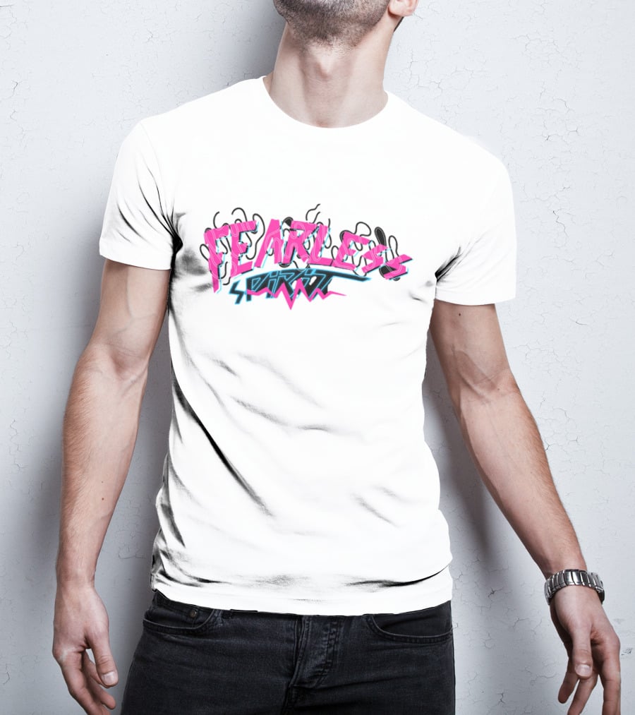 Fearless Spirit Retro Neon T-Shirt