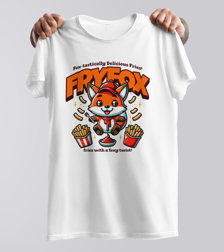 FRYFOX Fox-tastically Delicious Fries With A Foxy Twist T-Shirt