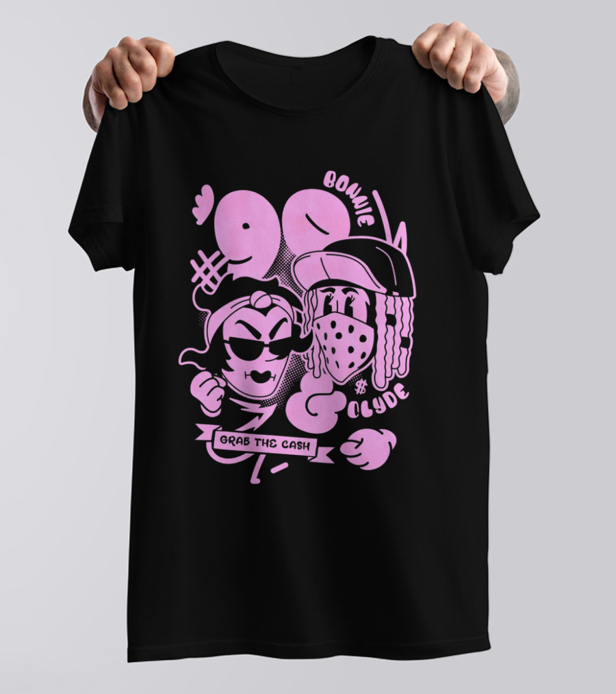 90 Bonnie And Clyde Grab The Cash T-Shirt