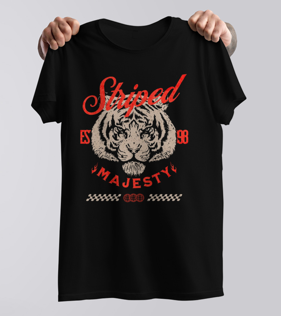 Striped Majesty Tiger Est 1998 T-Shirt