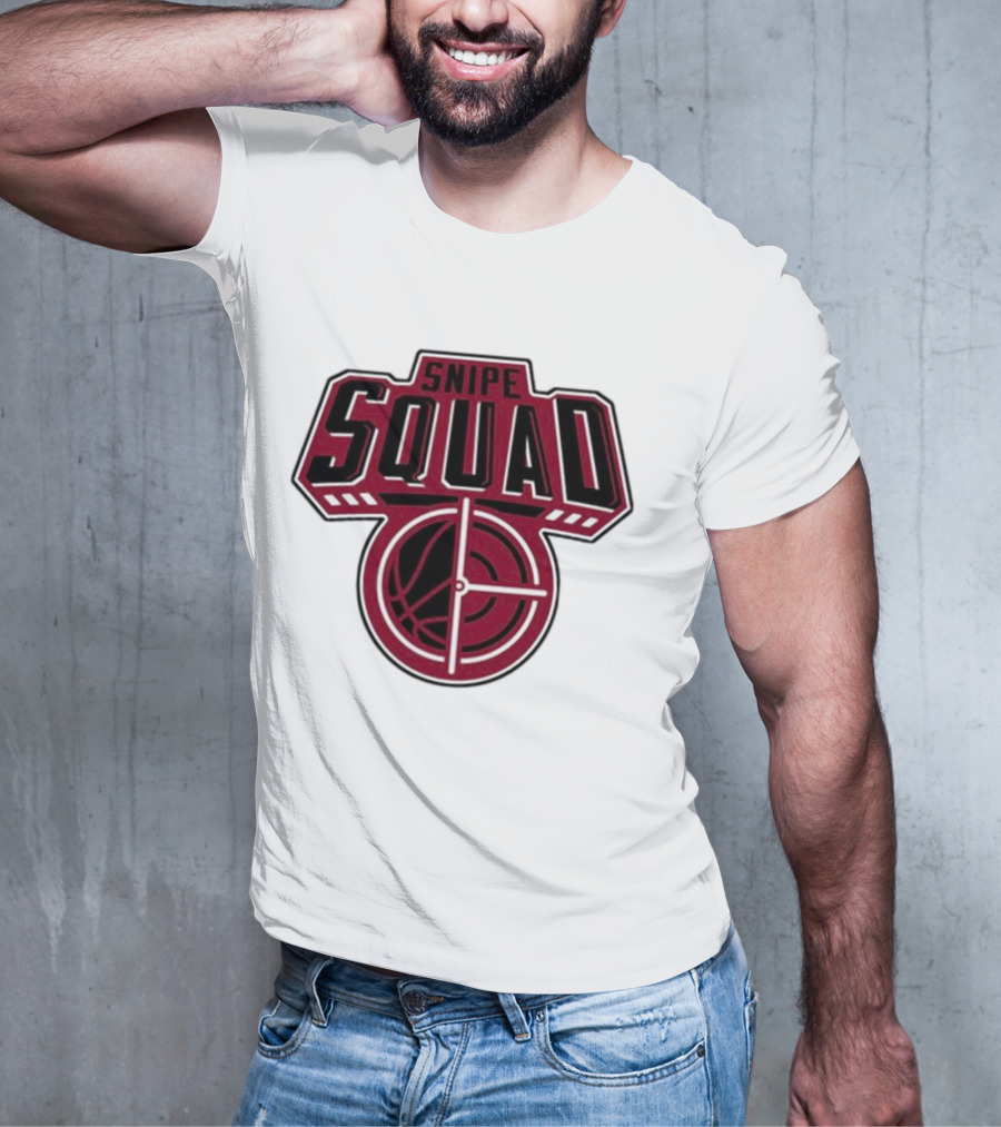 Toronto Raptors Snipe Squad Basketball Target T-Shirt
