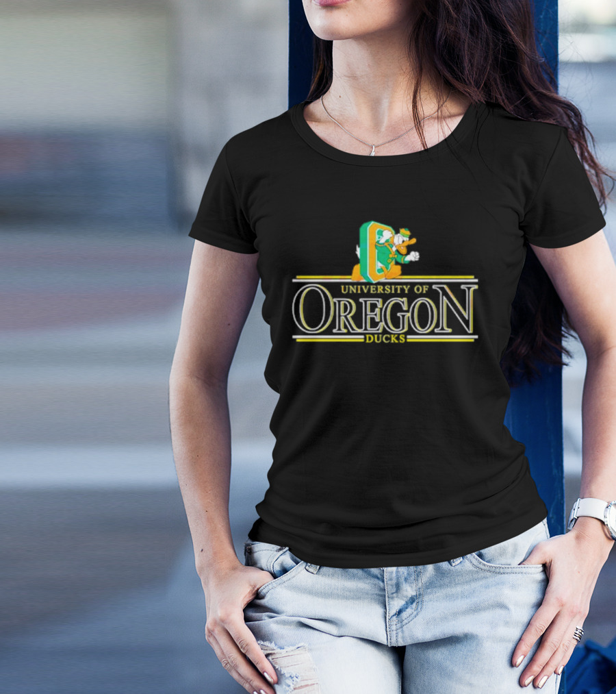 University Of Oregon Ducks Vintage 90s Iconic Mascot T-Shirt