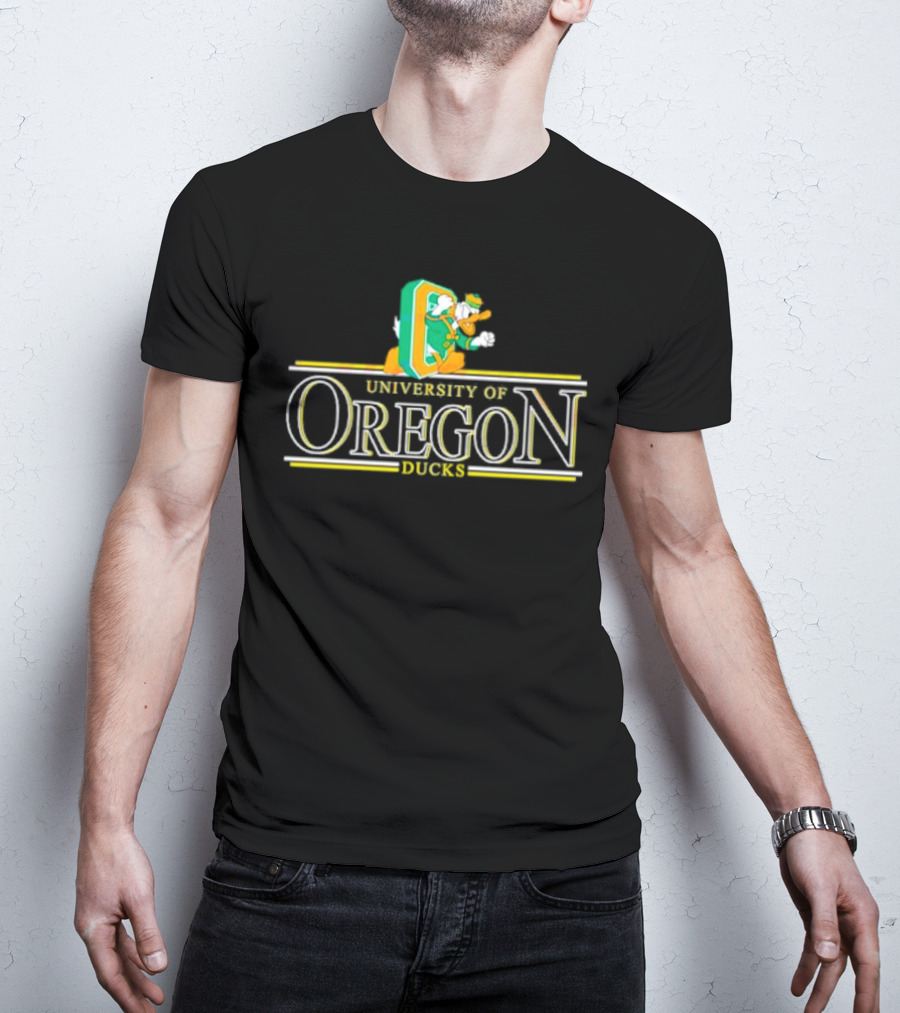 University Of Oregon Ducks Vintage 90s Iconic Mascot T-Shirt