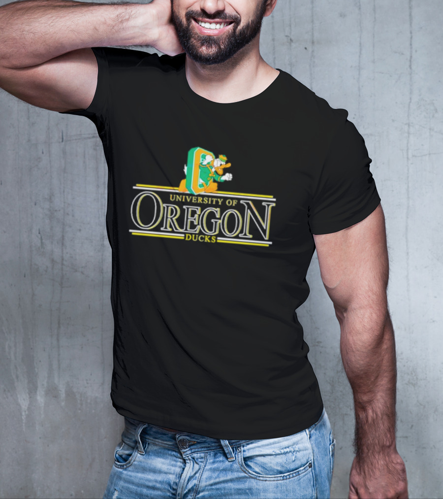 University Of Oregon Ducks Vintage 90s Iconic Mascot T-Shirt
