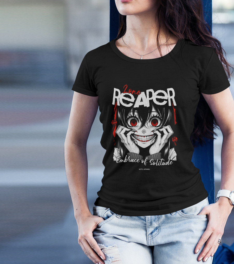 Lone Reaper Embrace Of Solitude Kittl T-Shirt