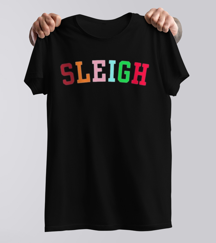 Sleigh Christmas Party Holiday For Women Gift For Mom Her T-Shirt